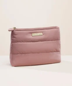 Puffy Makeup Bag - Mauve